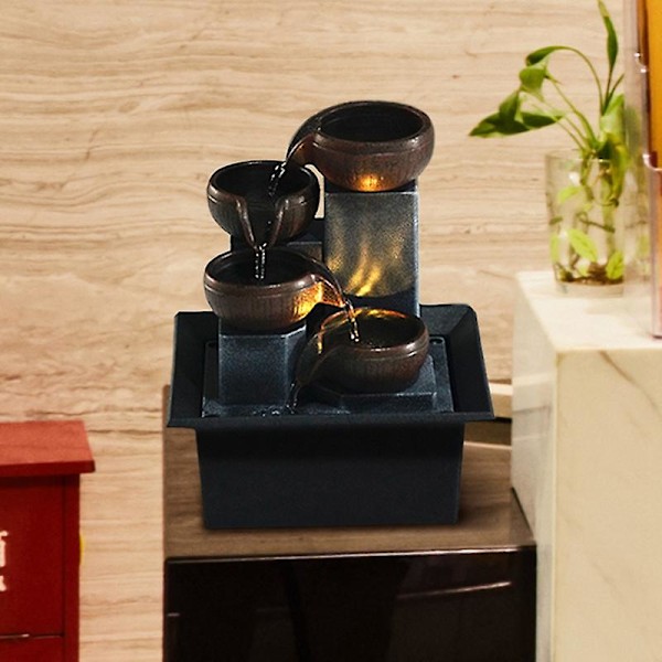 Bordfontene Ornamenter Hjem Hage Dekor Stein Fest Vannfontene Håndverk Gaver Skrivebord D