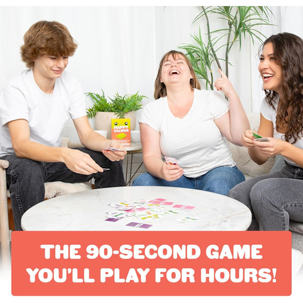 Exploding Kittens Happy Salmon by Exploding Kittens - Korttipeli Aikuisten, Teinien ja Lasten - Hauska Perhepeli