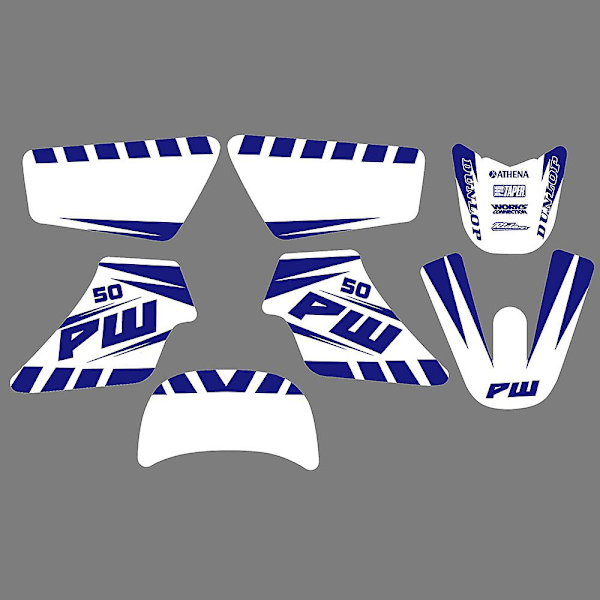 TIB Moottoripyörätiimin Persoonallisuus Grafiikat Tausta Tarrat Sarjat Yamaha Pw50 Pw 50 Pit Bike Kaikki Vuosimallit Koristelu Tarra 1705