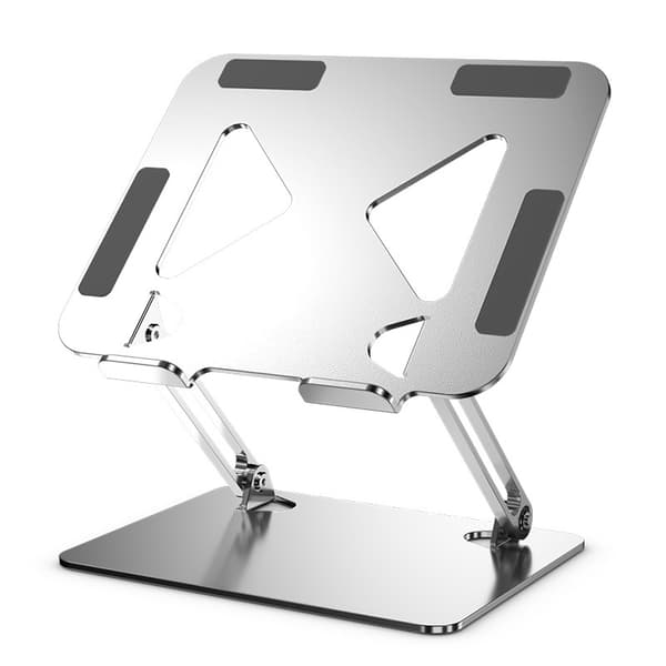 Kompatibel med sammenleggbart laptopstativ, høydejusterbart ergonomisk datamaskinbordstativ, sammenleggbart laptopstativ i metall, bærbart laptopstativ