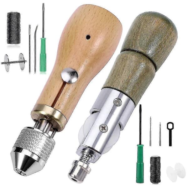 Speedy Stitcher Sylsats 6/7 delar Läderhandsömnad Trådnålar Kit Niuniu