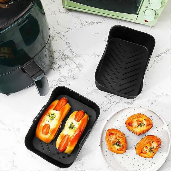 Til Philips 3000 Airfryer 11-delt sæt tilbehør silikonebakke grillstativ olieflaske tangsæt (BPA-fri)
