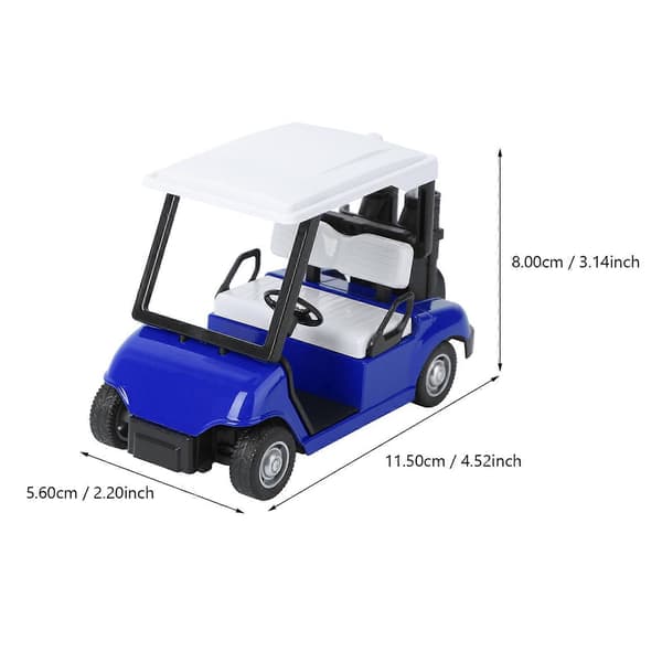 Miniature Golfvogn Støbt Model Legetøj 1:20 Skala Legetøjsbil Legerings Legetøjsbil