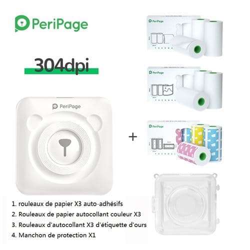 PeriPage A6 Portabel Bluetooth Termisk Skrivare utan Bläck 30