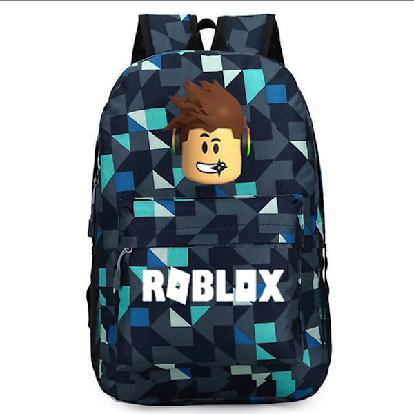 Ny Roblox Rygsæk til Børn Skoletaske Student Bogtaske Rejsetaske Gave Sort Lyn Sort Lyn Sort Lyn Black Lightning Black lightning none