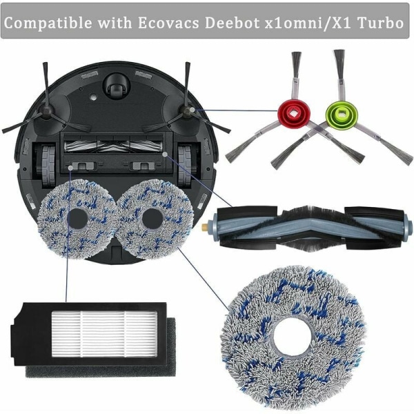Tillbehör till Ecovacs Deebot X1 Omni / X1 e Omni / X1 Turbo eu