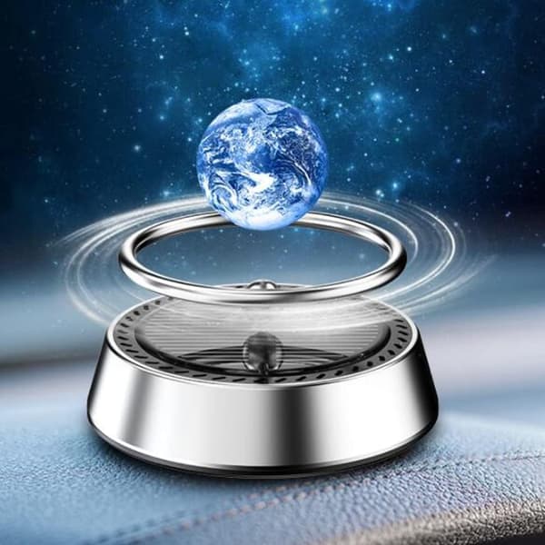 Bilduftfrisker Dekor Bilduftfrisker Diffuser Bilduftfriskere Solar Røgelsesdiffuser Automatisk Roterende Aromaterapi Flydende