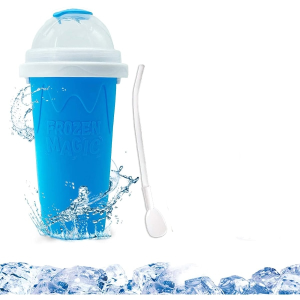 Slushy Maker - Vihreä uudelleenkäytettävä Slushy Maker -kuppi, Kotitekoiset Slushiet