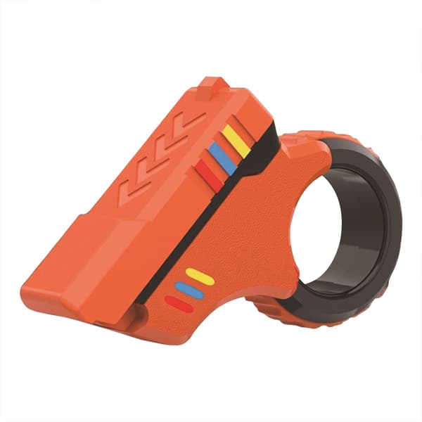 Fidgets Slider Toy - Plastic Push Slider Antistress Toys Fun Novelty 3D Printed Sensory Tool Orange