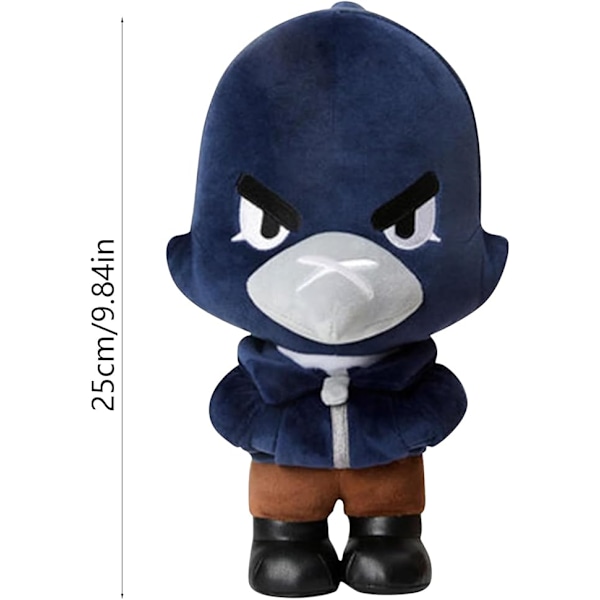 Brawl Stars Serie Plysch, Populära Skjutspelskaraktärer Perifera Plyschdockor, Gosiga Animefigurer Shelly/Pam/Spike/Crow/Leon/Poco Plysch
