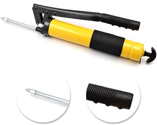 Fedtsmører 600G Bærbar Dobbelt Stempel Smøremiddel Fedtsmører Kit til Ingeniørmaskiner