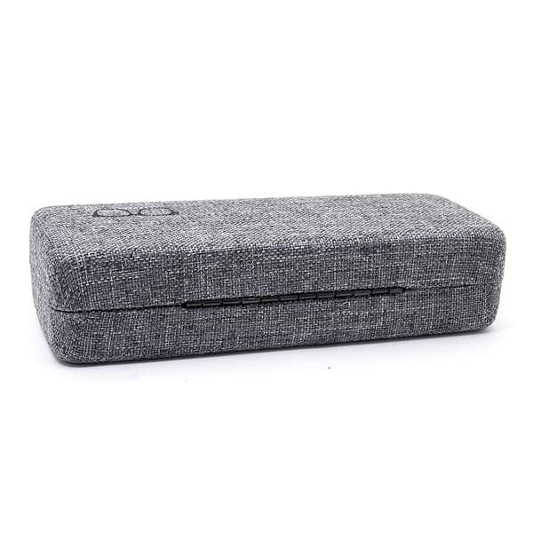 Robust Skyddande Hårt Glasögonfodral Textil - Grå