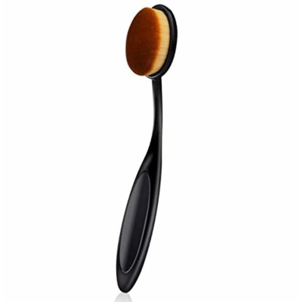 2-pak professionelle ovale makeupbørster til foundation