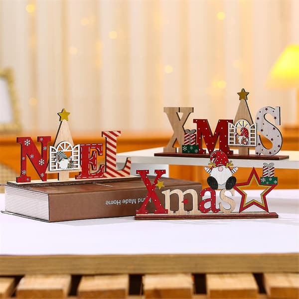 Avtakbare Bordpynt Hjemmehåndverk Ornament Scene Dekorasjon