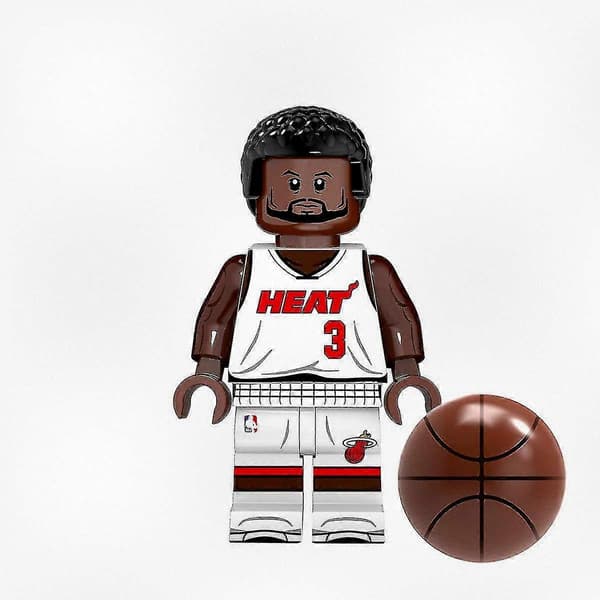 9 delar all stars minifigurer set sport samlarleksaker basketspelare