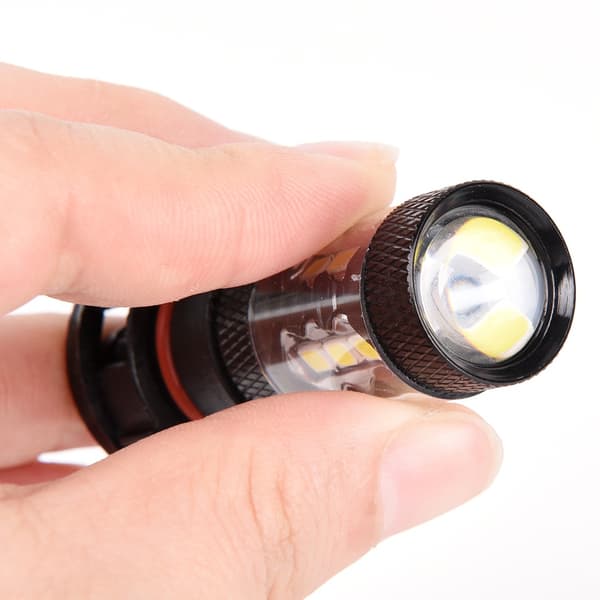 2x PSX24W H16 5202 Super Hvit 160W LED 144 SMD Pære Tåkelys - Perfekt