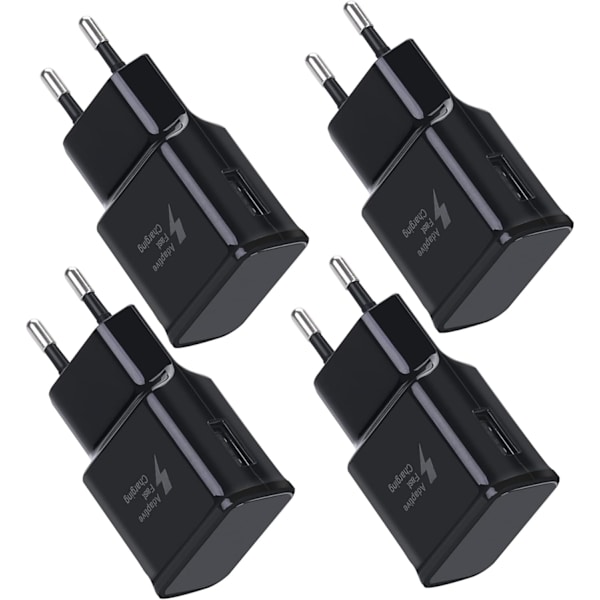 4-pack 5V-2A USB-strömadapteruttag Universell snabbladdare