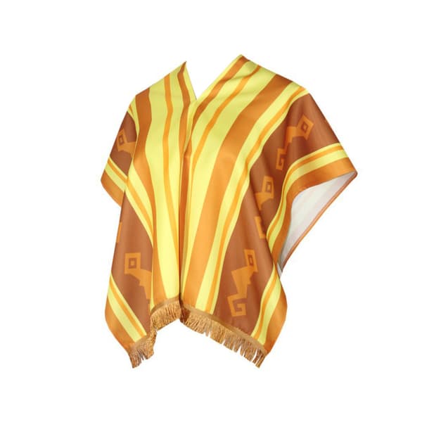 Halloween-kostyme for kvinner og barn Yellow Magic Cloak XS