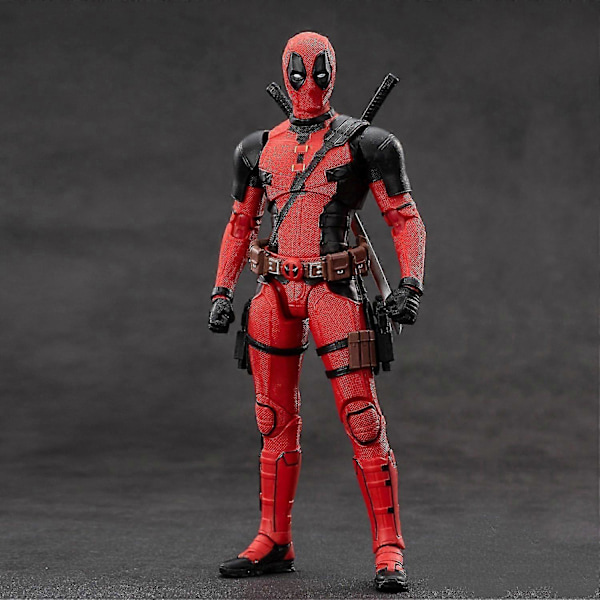 ZD Toys Deadpool & Wolverine Samlarfigurer i PVC med Rörliga Leder 1:10 Skala