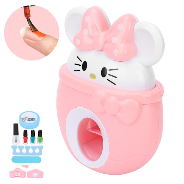 Nagelkonstsats för små flickor, Makeup-set för barn, Polish, Nagelfil, Manikyrset, Leksak