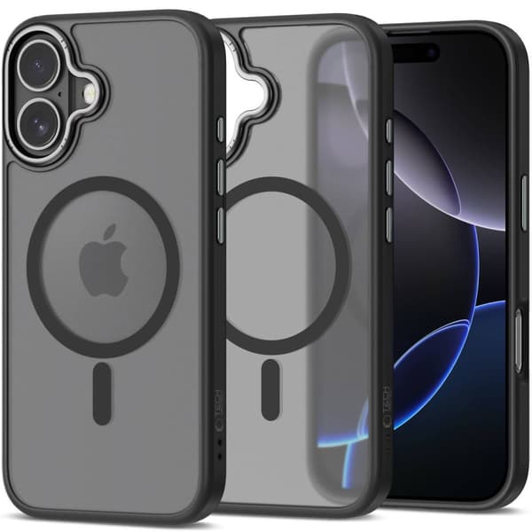 Tech-Protect iPhone 17 Deksel MagSafe MagEdge Matt Svart/Gunmetal 70