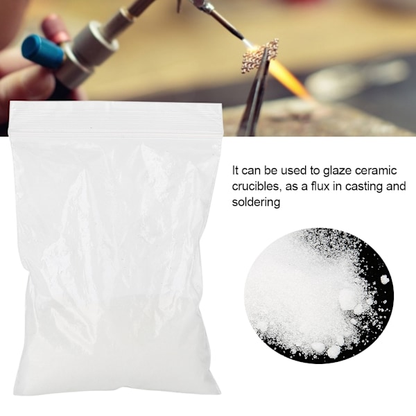 Smykke Støping Sveising Hjelpemidler Borax Fluks for Smelting Gull Sølv 0.2