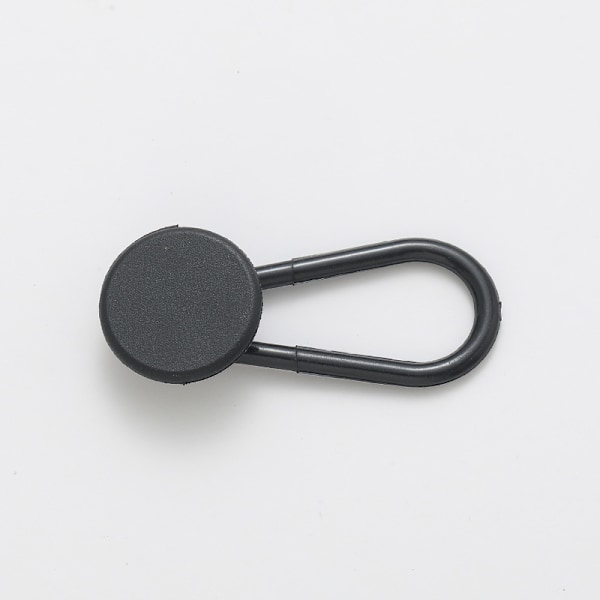 Het försäljning 10mm-15-18mm gummiband stretch justering förlängningsknapp midjeband förlängning justeringsknapp Black large size 18mm*round