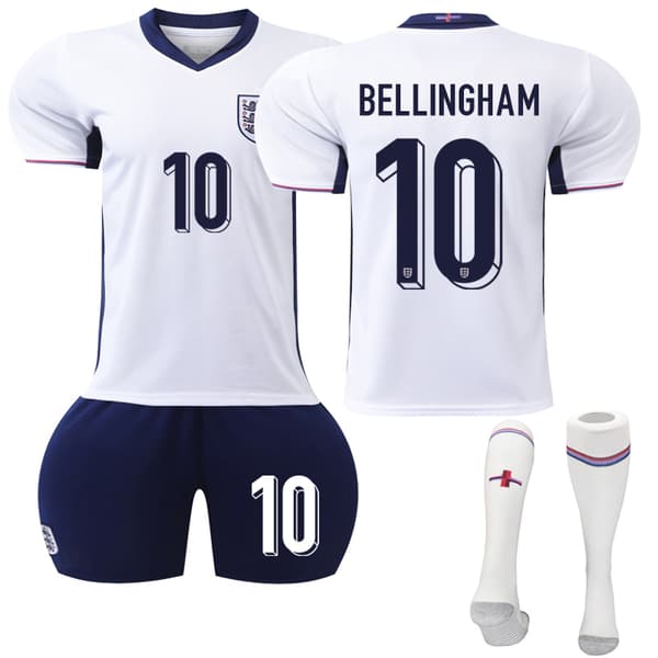 24-25 England hjemmefodboldtrøje nr 10 Bellingham(22)