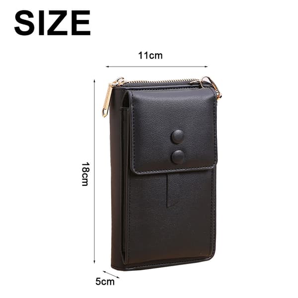 Mobiltelefon taske ny mode damepung simpel flip