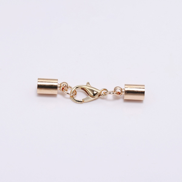 Læder snor hummerlås kroge endespids smykker armbånd gør fund 20 stk Rose Gold Rose Gold Rose Gold 5mm