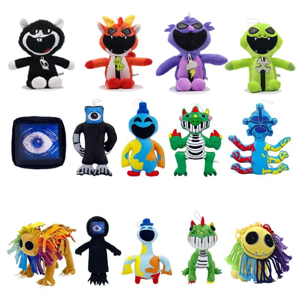 Poppy 4 Spel Docka Gummiman Mjukisdocka Independent vacuum compression Q version rubber man