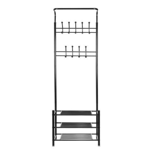 Knagerække med skohylde / Tøjstativ - 190 cm