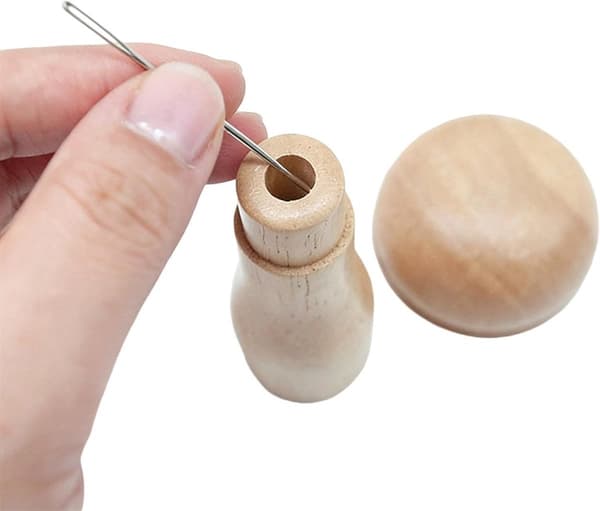 Mini Stoppevevsett - Bærbart veveverktøy for lapping, strikkereparasjon og DIY tekstilkunst
