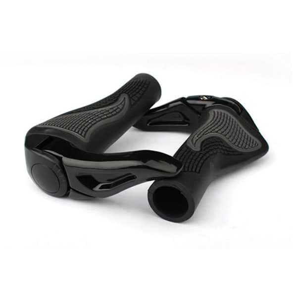 Cykelframstyre universellt mountainbike-styre handskar fårhorn styre silikongummi grepp styre tillbehör black