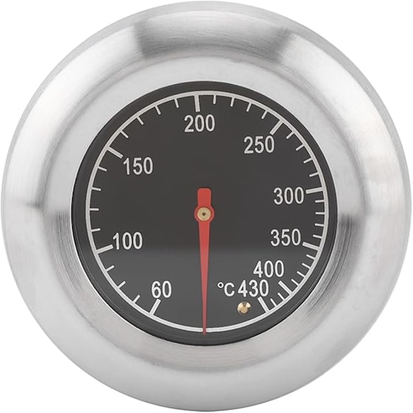 BBQ Termometer Temperaturmätare, 60~430℃ Vattentät Grilltermometer i Rostfritt Stål, Matlagningstermometer för Ugn Vedspis Tillbehör Verktyg