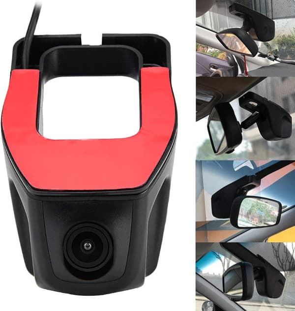 Universal USB Bil DVR Kjøreopptaker GPS HD 1080P Dash Cam HD Front for Android Ryggekamera System