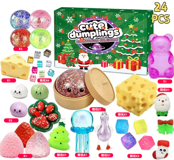 2026 Squishy Bao Bun Adventskalender – Klem-overraskelse ST-82-1