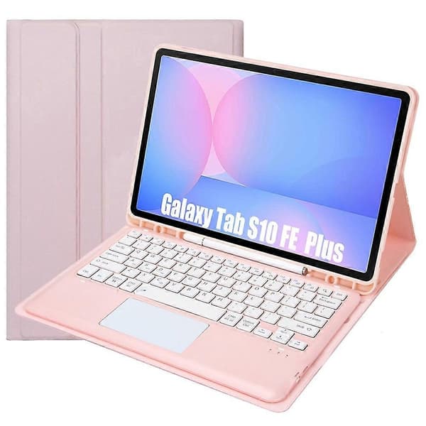 Bluetooth-tastaturer kompatible med Galaxy Tab S10 FE+ - Perfekt Pink