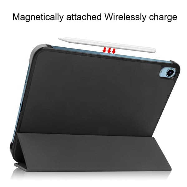 Apple iPad 11 11:e generationen (2025) Fodral Tri-fold Svart