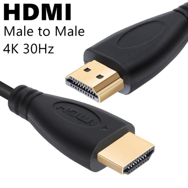 HDMI-kabel lyd- og videokabel 1M 1m