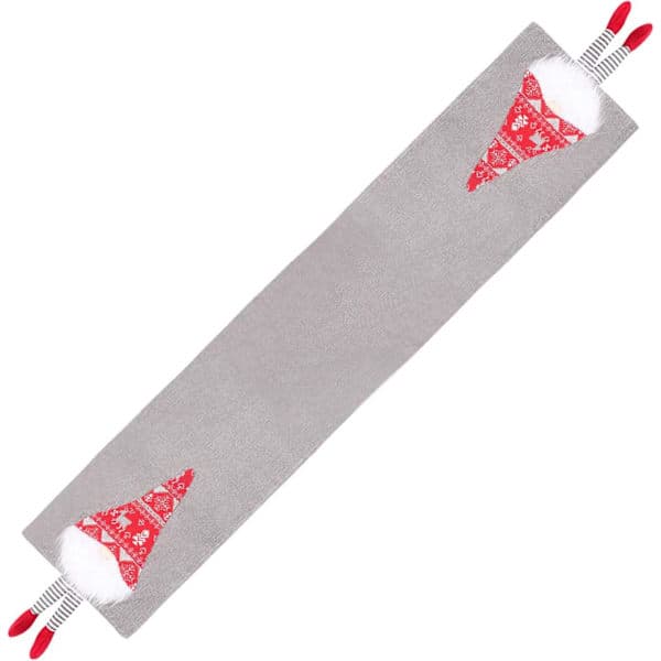 Christmas Table Runner, Gnome Tablecloth Decorative Tablecloth 212x34cm