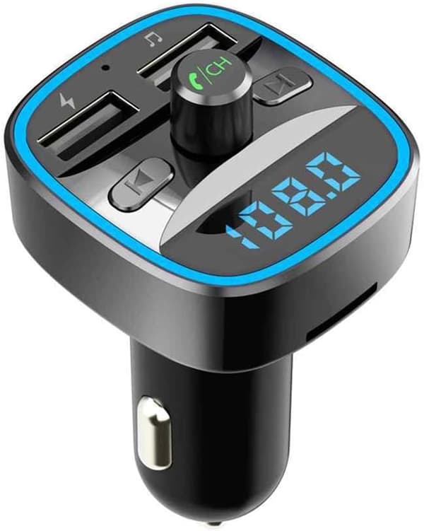 T25 Auto FM-sender Bluetooth MP3-spiller Billader Smart Navigasjon 12-24V For Bil Audio Musikkstrømming