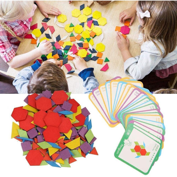 Montessori träpussel Kortspel Interaktivt spelbord Födelsedag