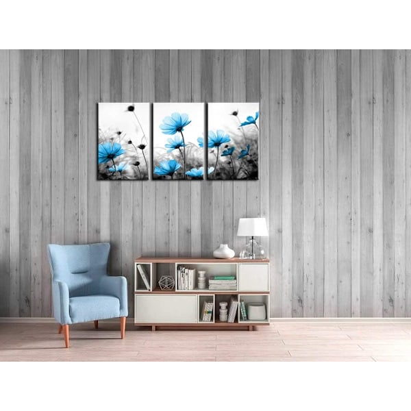 Abstrakt Guldblad Väggkonst Moderna Canvastavlor Minimalism