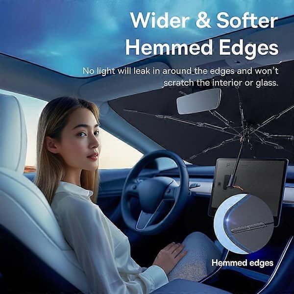 Typ A BASEUS BS-CN013 CoolRide Vindrutesolskydd Paraply Cluster Svart