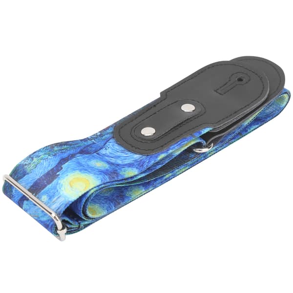 Gitarrband Nylonband Andningsbart Musikinstrument Tillbehör för Akustisk/Elgitarr Bas 5cm Star Series