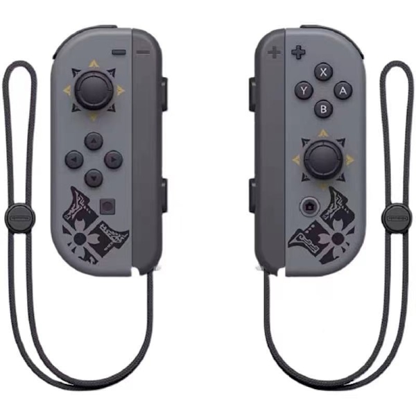 NS-switch vänster och höger handtag joycon handtag switch bluetooth handtag med fjärrväckning och hand(monster hunter)