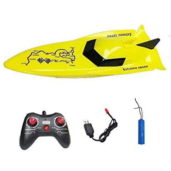 Leksaker Gränsöverskridande Ny Fjärrkontrollbåt Simulation Mini Speedboat Vatten Simning Sommarleksak Fyrkanalig Elektrisk Båtmodell