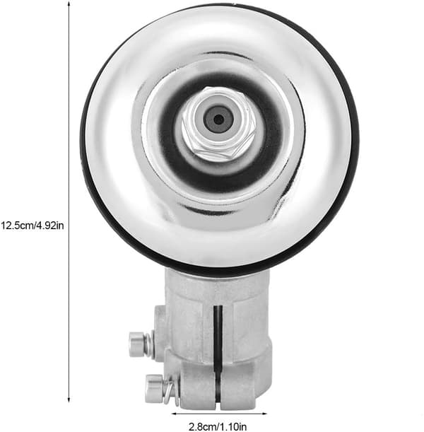 Kompatibelt gresstrimmerhode for ugress, gresstrimmertilbehør, strengtrimmer, gresstrimmer, børstekuttertilbehør, 28 mm, 9 tenner, solid aluminium