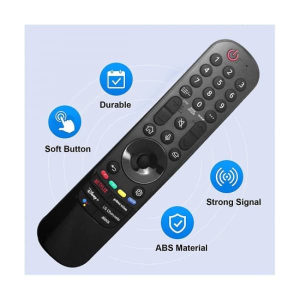 Erstatningsfjernkontroll for LG Smart TV 2022 Ol, Modellnummer: MR22GA AKB76039902